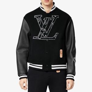 Louis Vuitton x NBA Leather Varsity Jacket